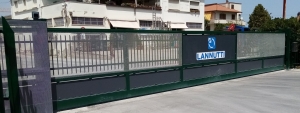 Cancello in ferro lavorato + taglio laser